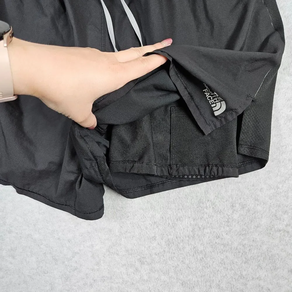 The North Face Men's Black Flash Dry Flight Series Drawstring Active Shorts Sz S